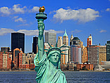 Freiheitsstatue Bildansicht Attraktion  New York 