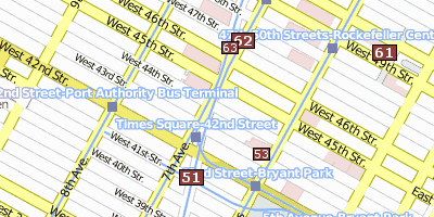 Broadway New York Stadtplan