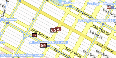 Fifth Avenue Stadtplan