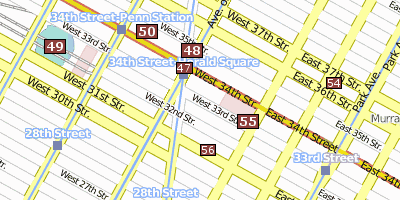 Stadtplan Herald Square New York