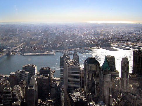 Blick über New York Foto 