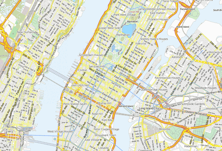 Map Of New York City 5th Avenue - Map of world